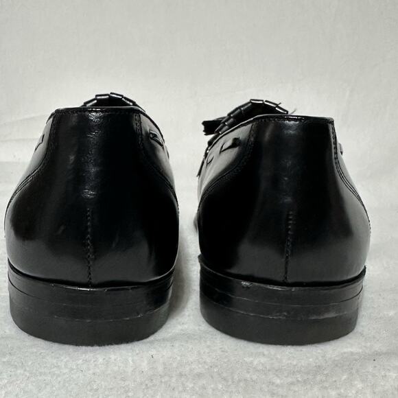 Hanover Master Flex Loafer Mens 9 E/C Leather Tassel Slip On Black USA EUC main image 7